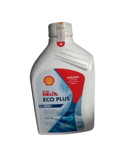 Oli Mobil Shell Eco Plus 5W-30 (3L) & Eco Plus 5W-30 (0,5L)