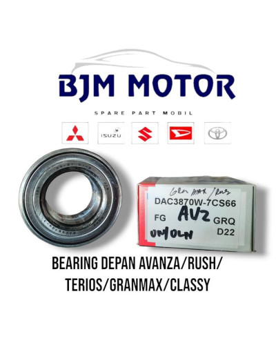Bearing Roda Depan Avanza,Rush,Terios,Grandmax,Classy