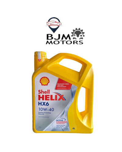 Oli Mesin Mobil Shell HX-6 10W-40 (4L) + HX-6 10W-40 (1L)
