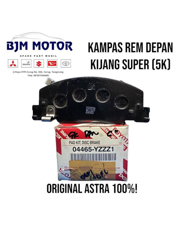 Kampas Rem Depan Toyota Kijang 5K/Kijang Super Original/Asli