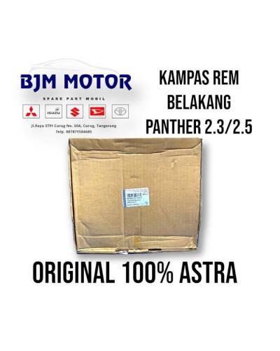 Kampas Rem Belakang Panther 2.3/2.5cc Original/Asli