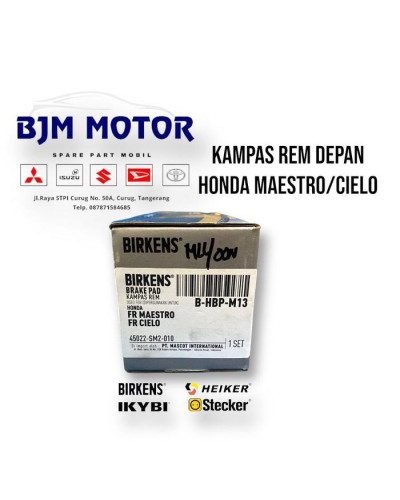 Kampas Rem Depan Honda Maestro/Cielo BIRKENS