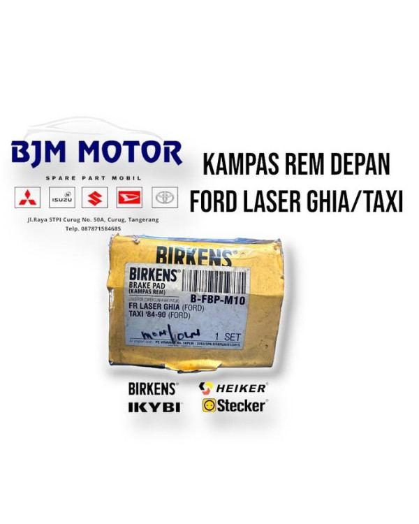 Kampas Rem depan Ford Laser Ghia/Ford Taxi '84-90 BIRKENS