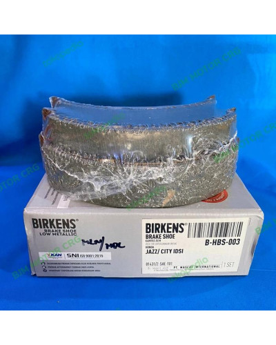 Kampas Rem Belakang Jazz/City IDSI BIRKENS