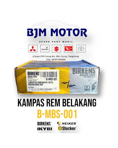 Kampas Rem Belakang Lancer CK/Dan Gan BIRKENS