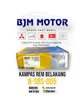Kampas Rem Belakang Futura/T120 SS
