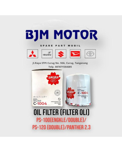 Filter Oli Colt Diesel PS 100/PS 120/Isuzu Panther 2.3 Original Sakura