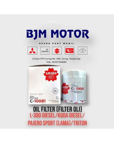 Filter Oli L-300 Diesel/Kuda Diesel/Pajero (LAMA)/Triton SAKURA