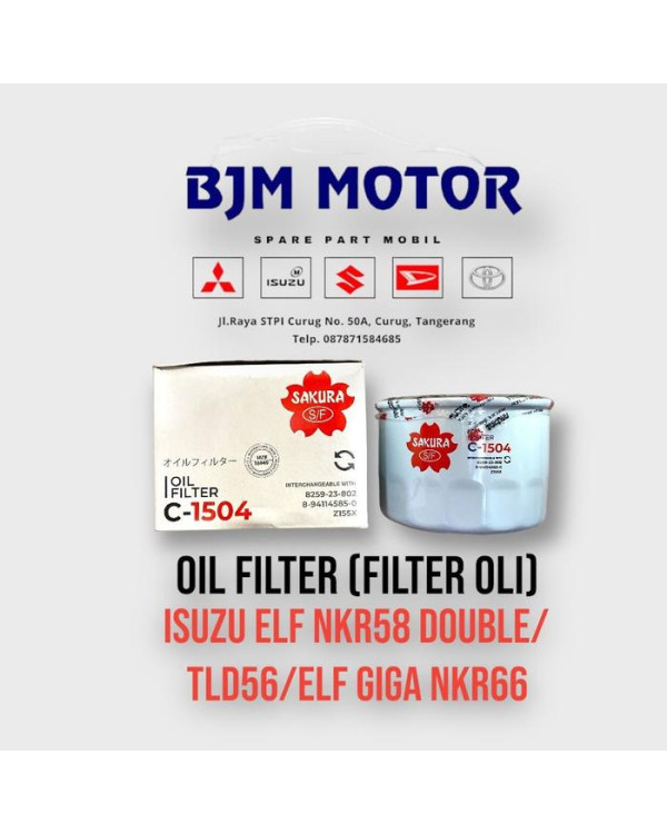 Filter Oli ELF GIGA NKR66/ELF NKR58/TLD56 C-1504 SAKURA