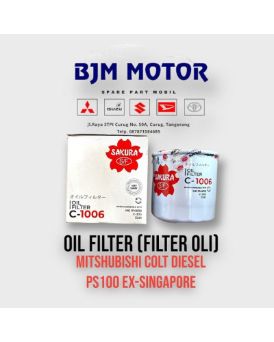 Filter Oli Mitshubishi Colt Diesel PS 100 EX-SINGAPORE SAKURA