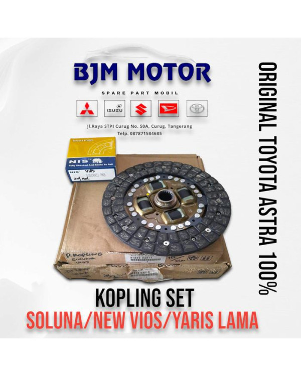 Kopling Set Soluna/New Vios/Vios/Altis/Yaris Old ORIGINAL ASTRA
