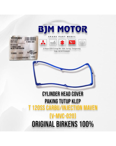 Paking Tutup Klep T120 SS Karbu/Injection Maven