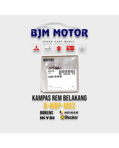 Kampas Rem Belakang Almaz 18-ON