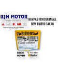 Kampas Rem Depan Pajero Sport All New - All New Dakar