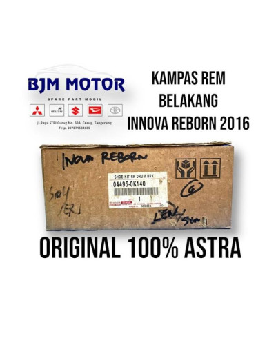 Kampas Rem Belakang INNOVA LAMA-REBORN Original/Asli