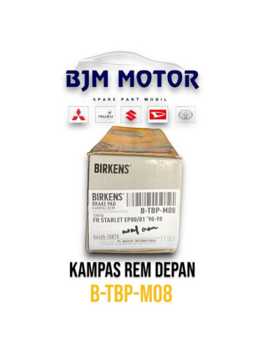Kampas Rem Depan Starlet EP 80/81 1990-1998