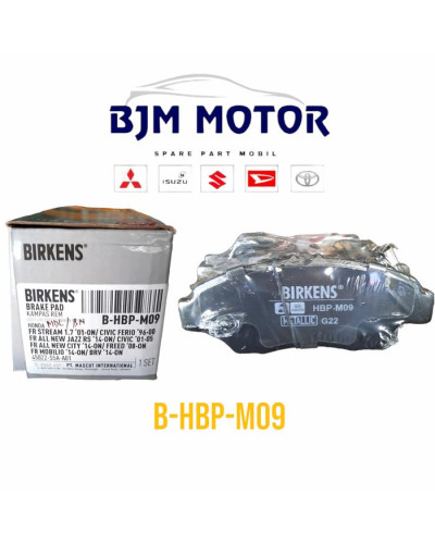 Kampas Rem All New Jazz RS, Mobillio, Freed, BRV